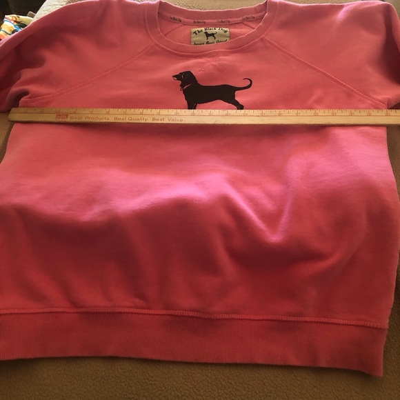 The Black Dog Pink Sweatshirt with Black Dog Logo Woman’s Medium Martha’s Vineya - Picture 8 of 16
